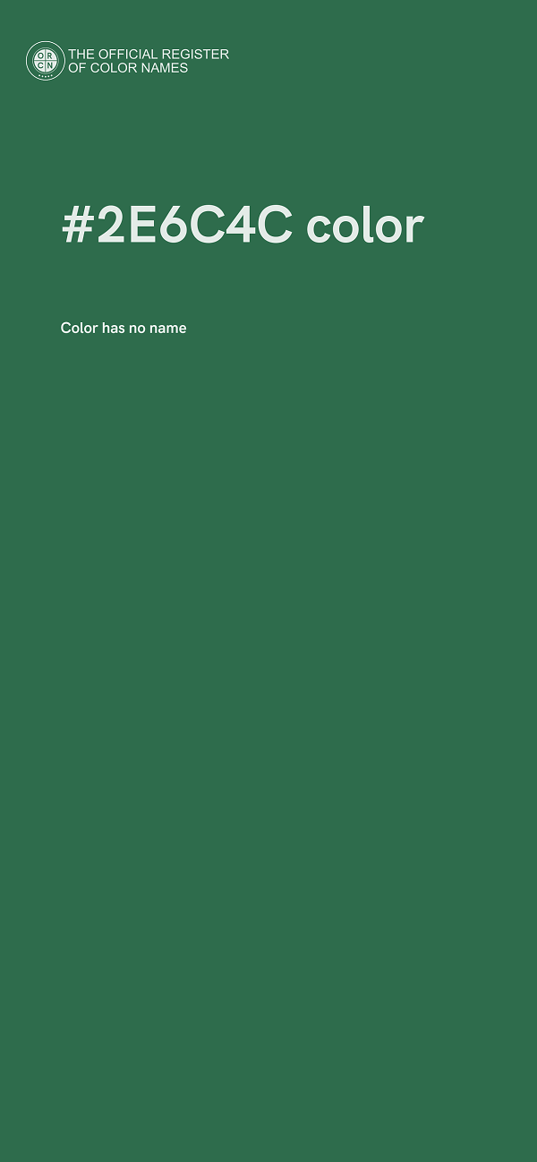 #2E6C4C color image