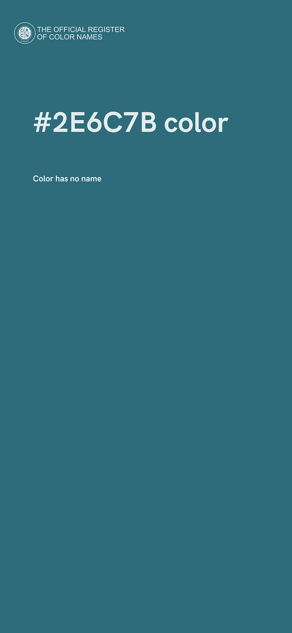 #2E6C7B color image