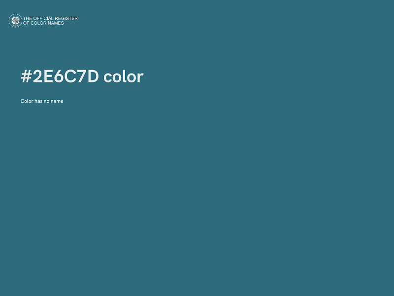 #2E6C7D color image