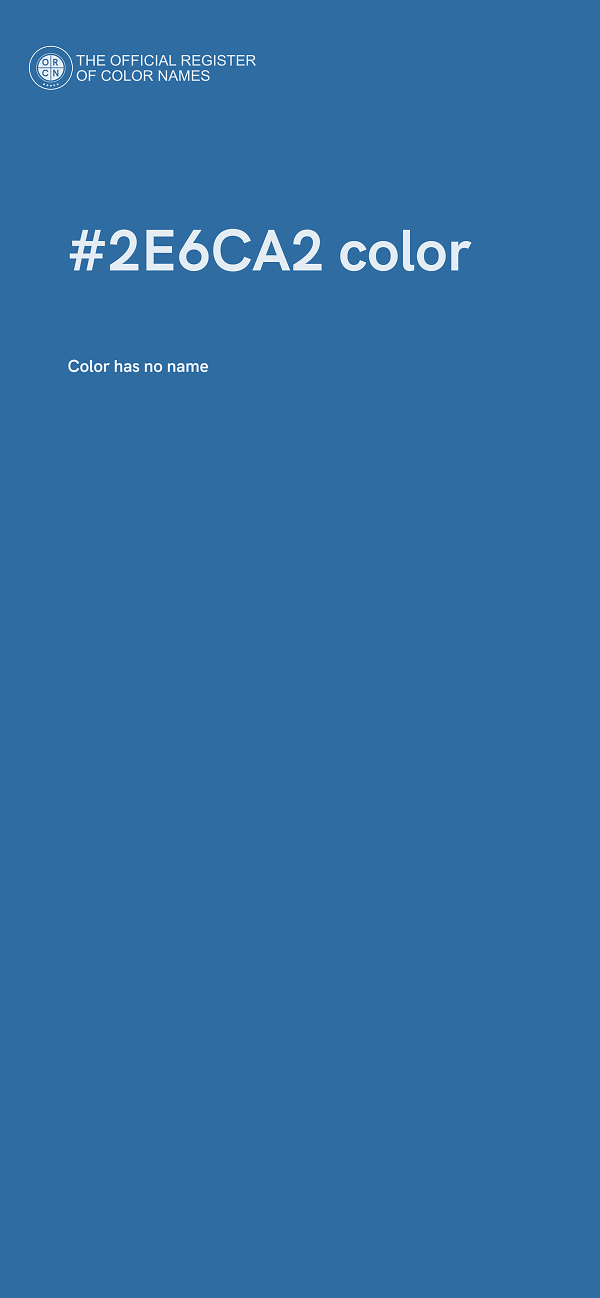 #2E6CA2 color image