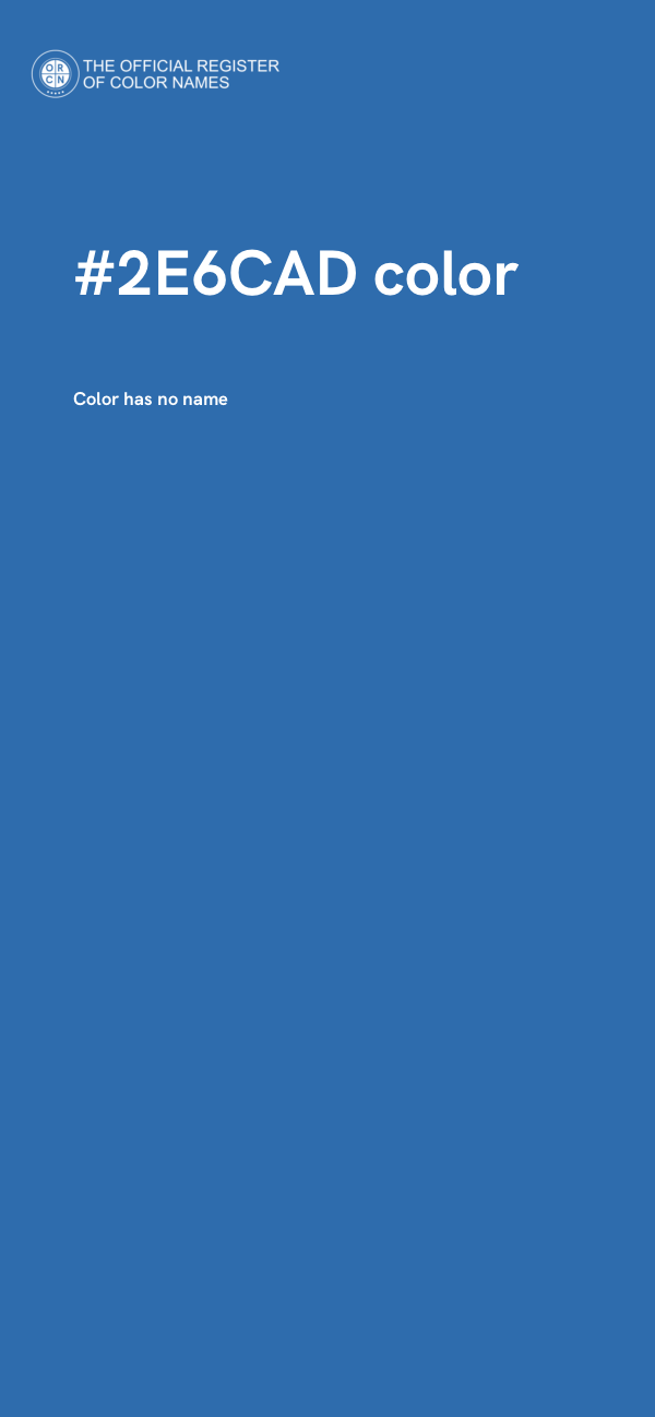 #2E6CAD color image
