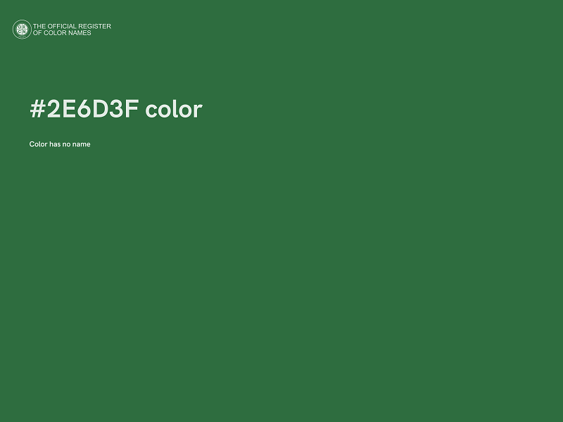 #2E6D3F color image