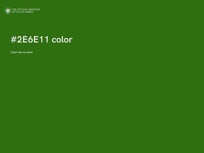 #2E6E11 color image