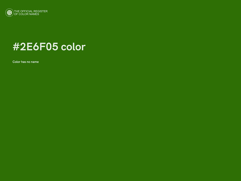 #2E6F05 color image