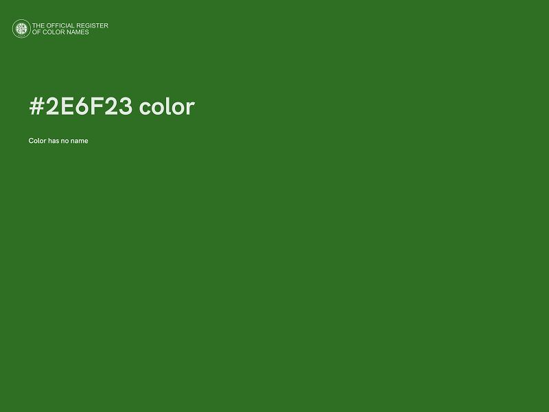 #2E6F23 color image