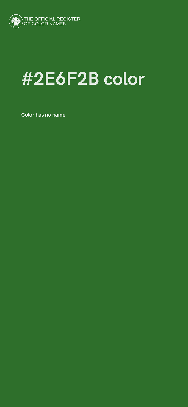#2E6F2B color image