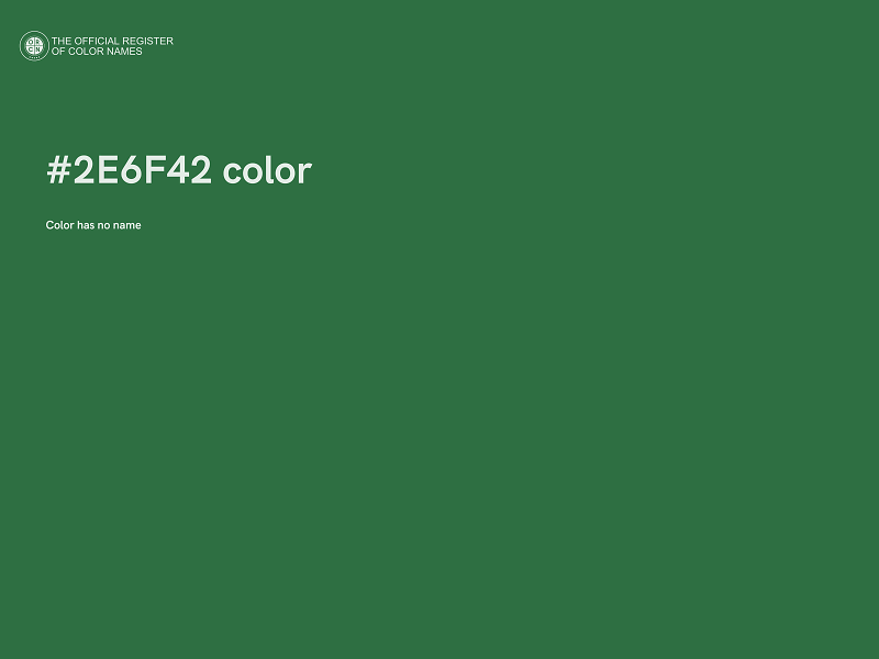 #2E6F42 color image