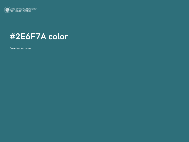 #2E6F7A color image
