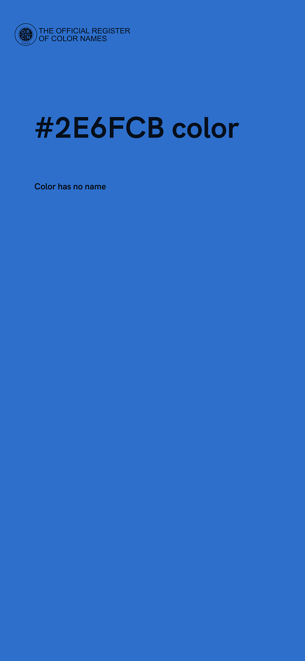 #2E6FCB color image