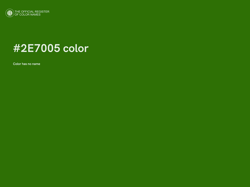 #2E7005 color image