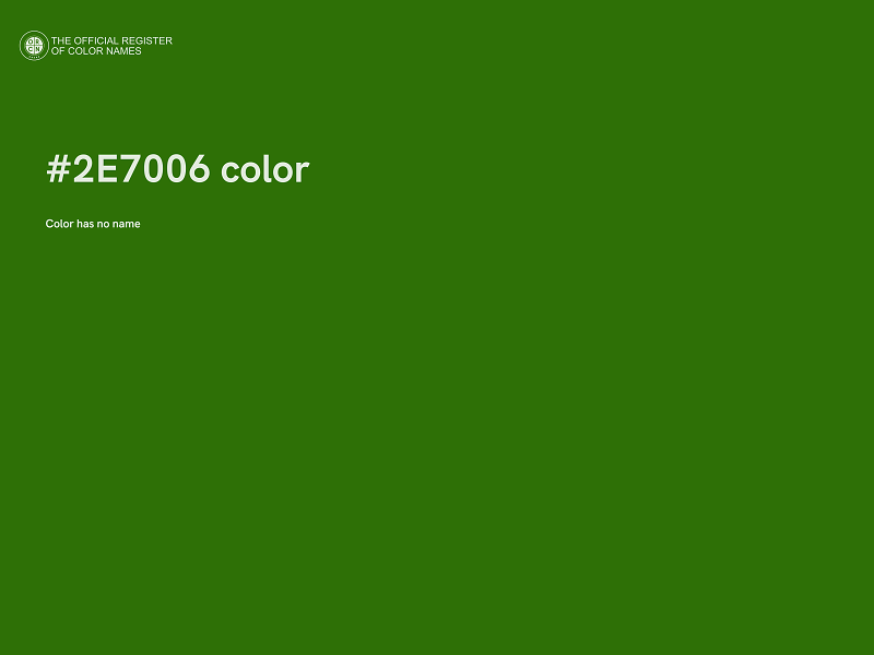 #2E7006 color image