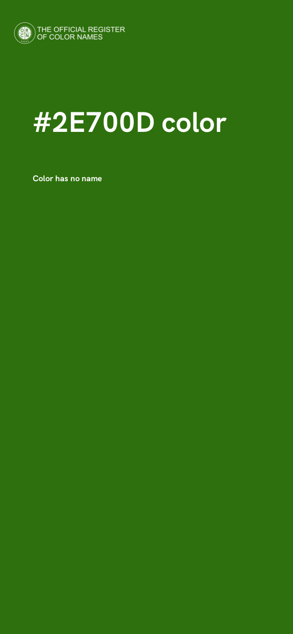 #2E700D color image