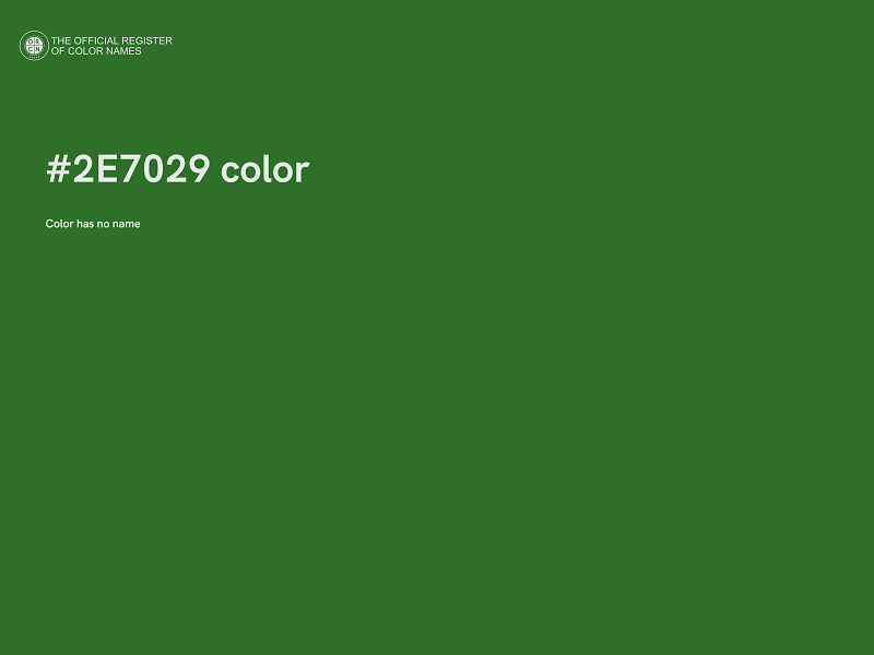 #2E7029 color image