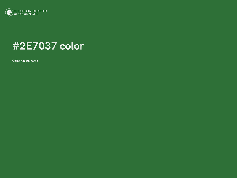 #2E7037 color image