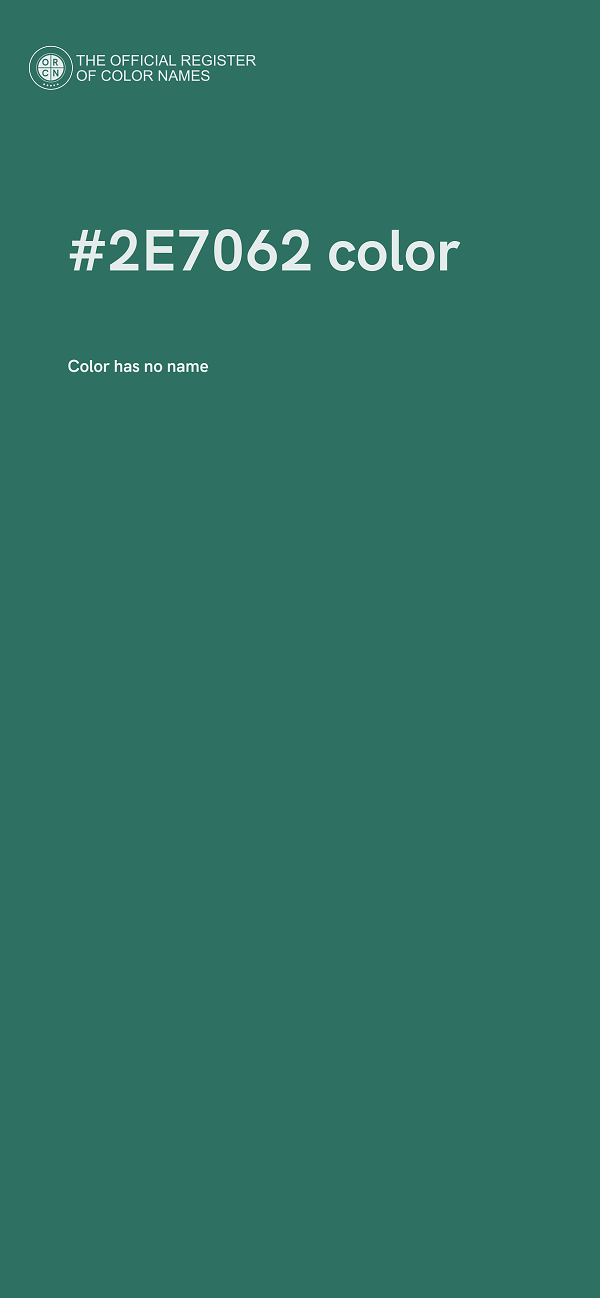 #2E7062 color image