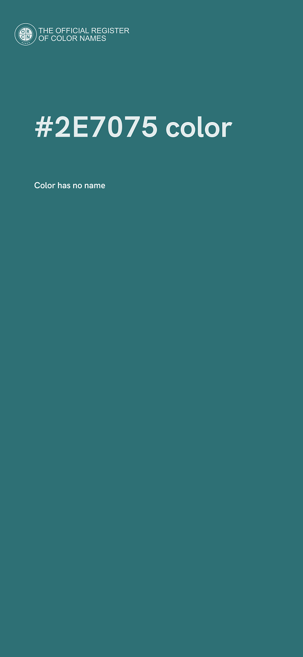 #2E7075 color image
