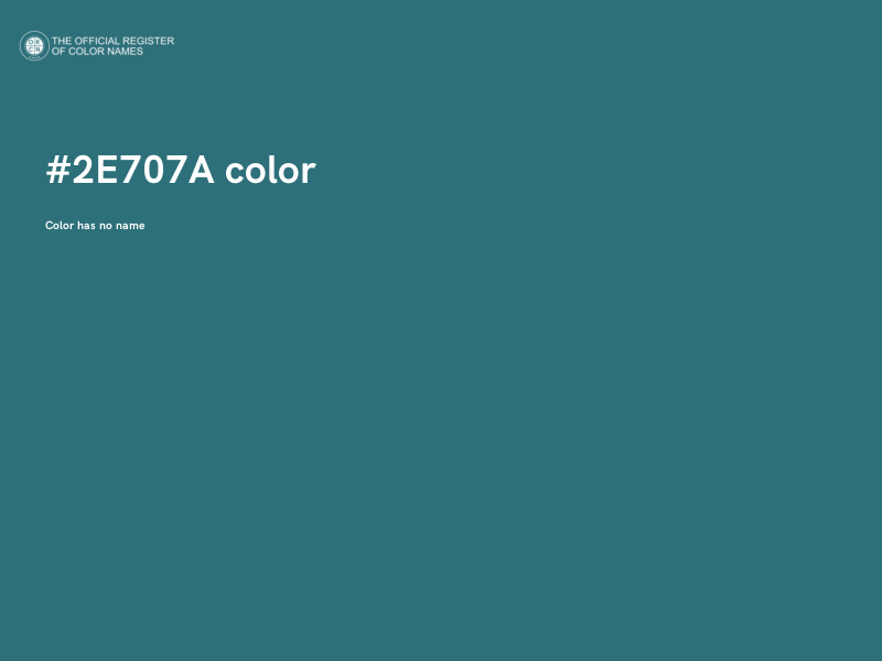 #2E707A color image