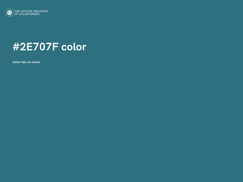 #2E707F color image