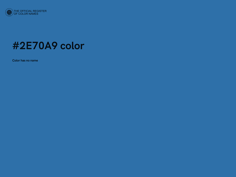 #2E70A9 color image