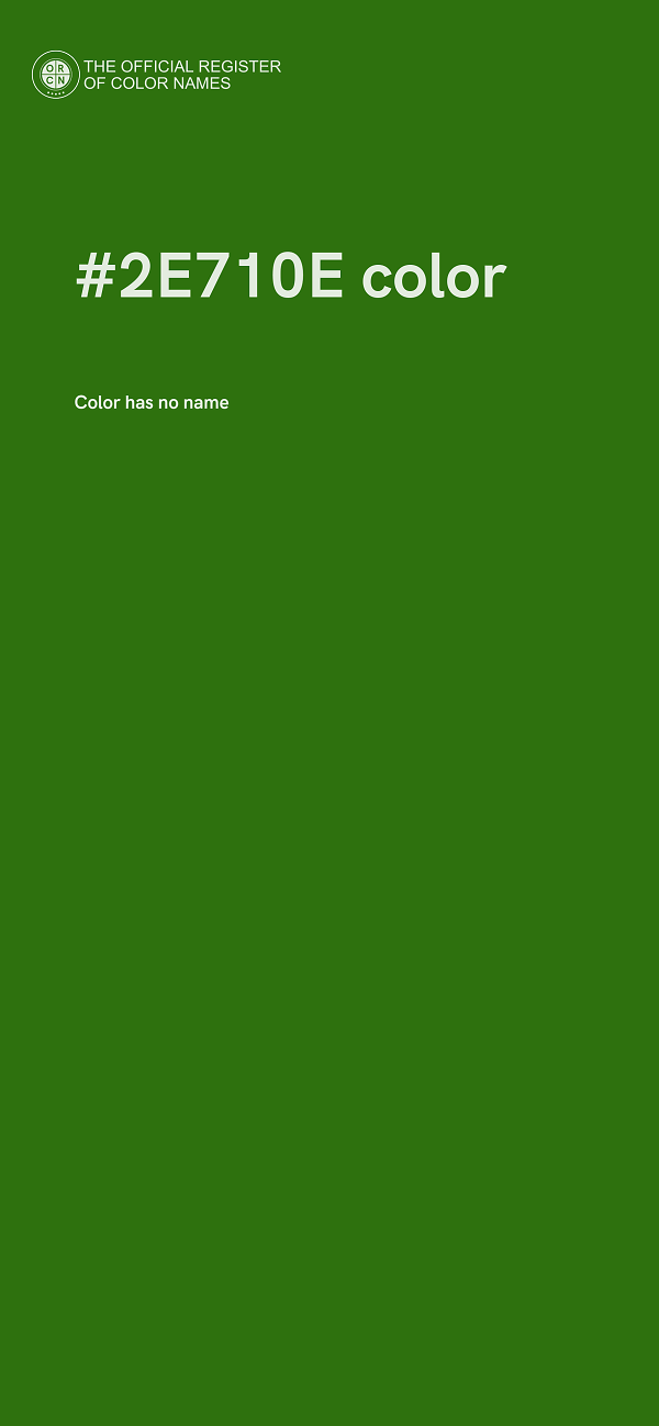 #2E710E color image