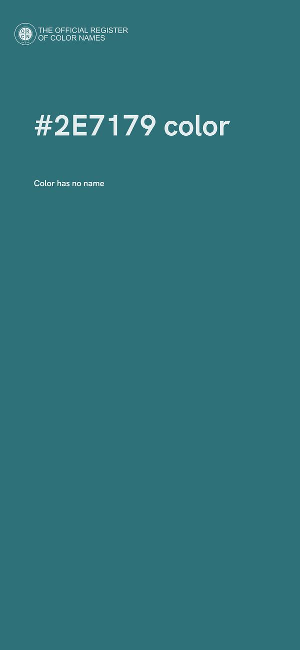 #2E7179 color image