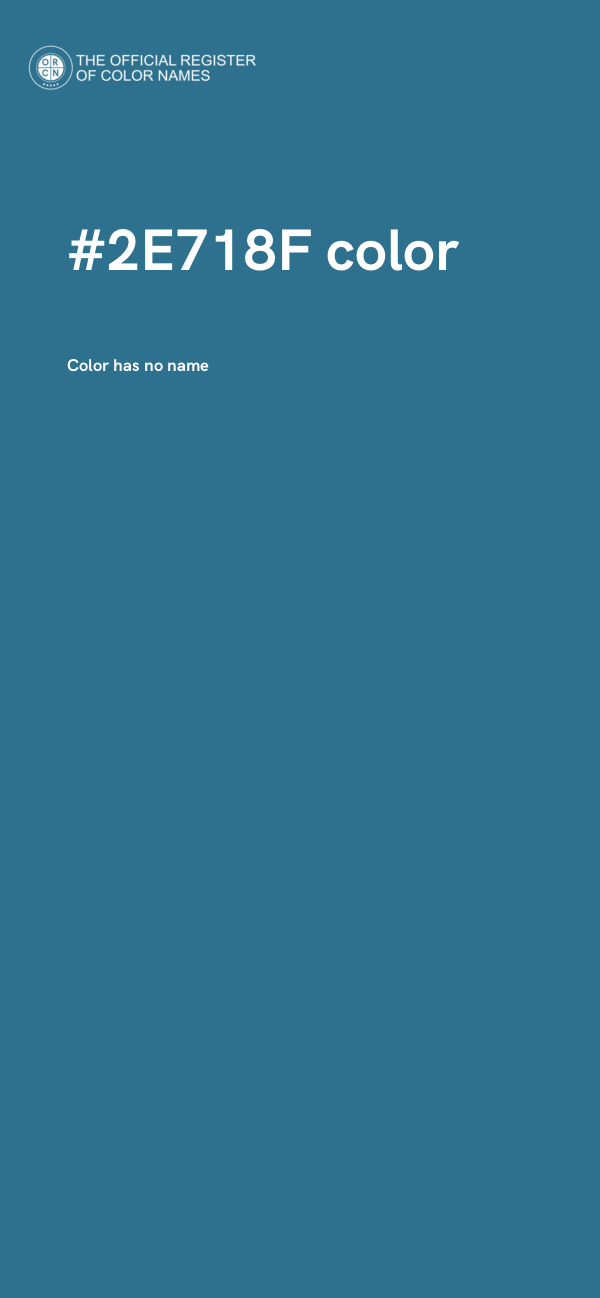 #2E718F color image