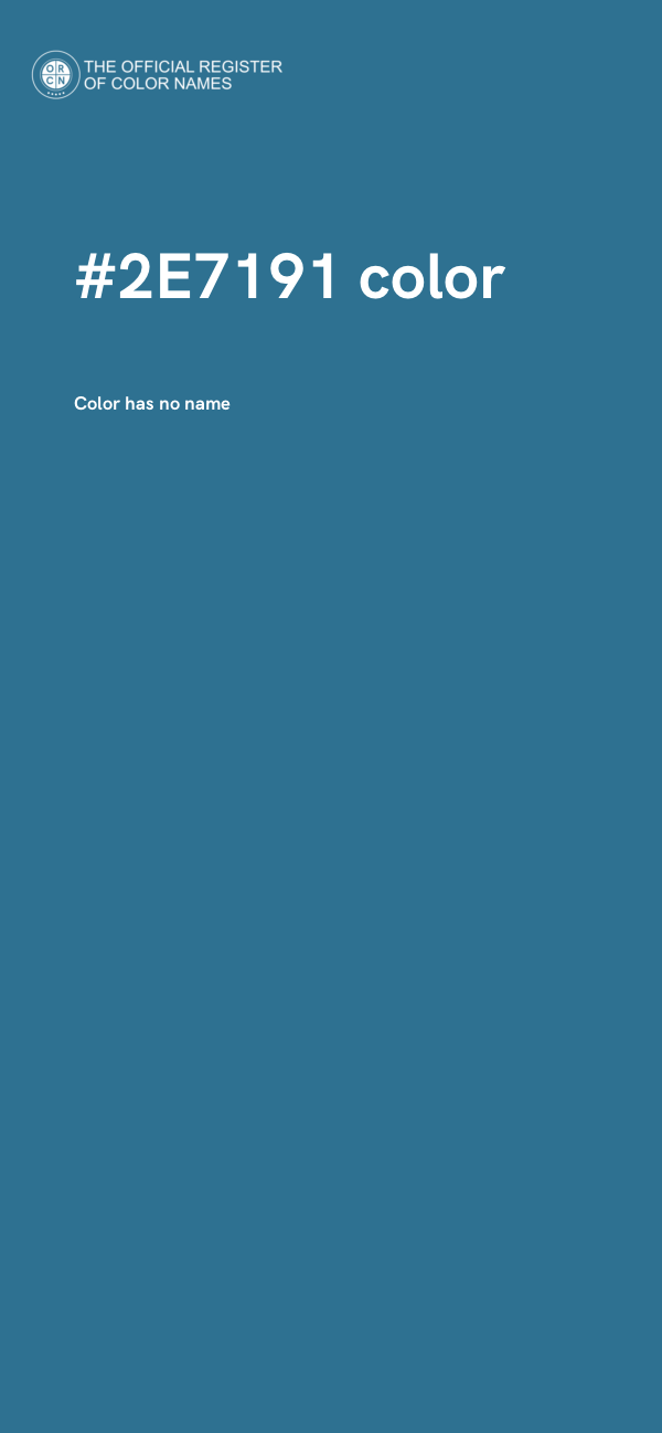 #2E7191 color image