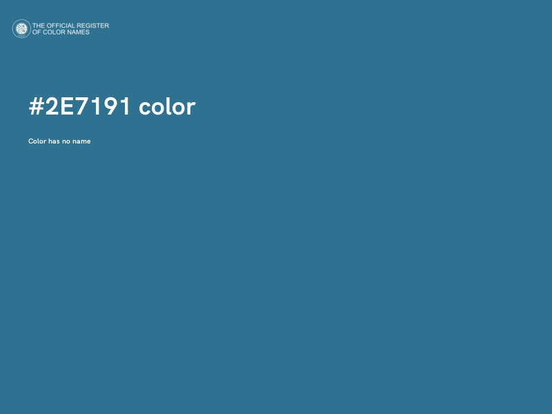 #2E7191 color image