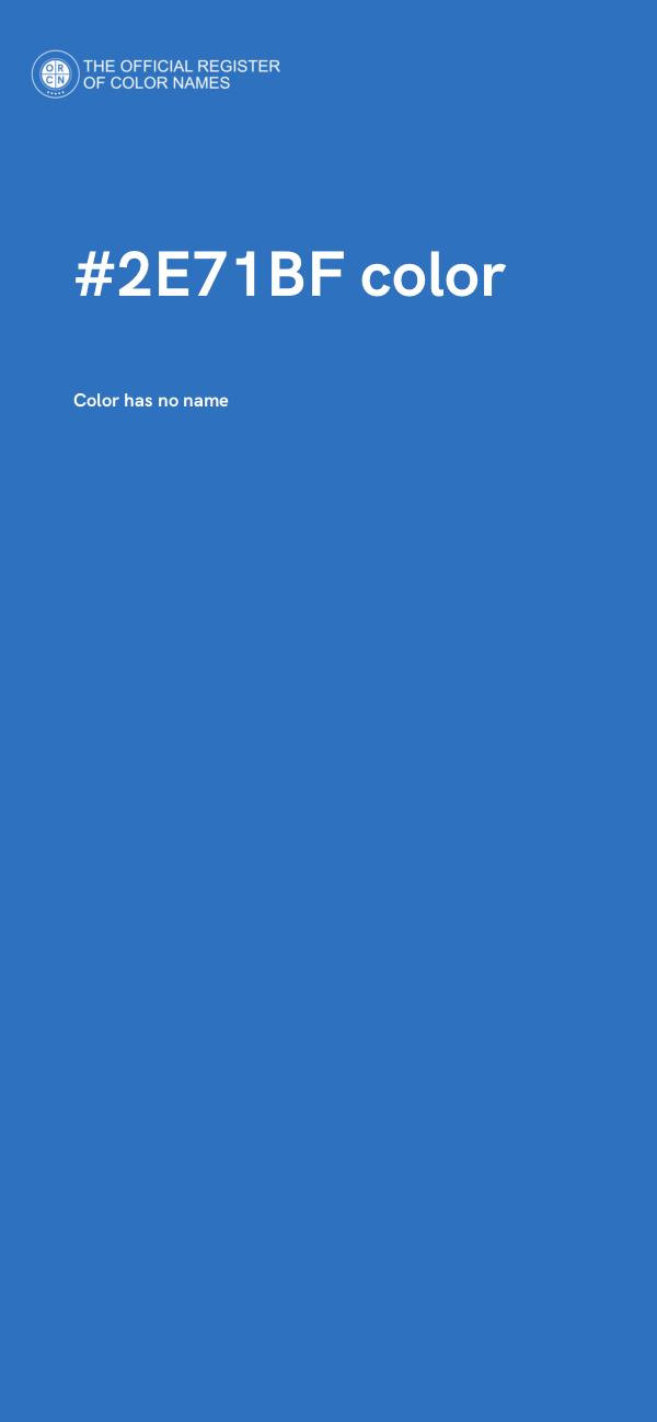#2E71BF color image