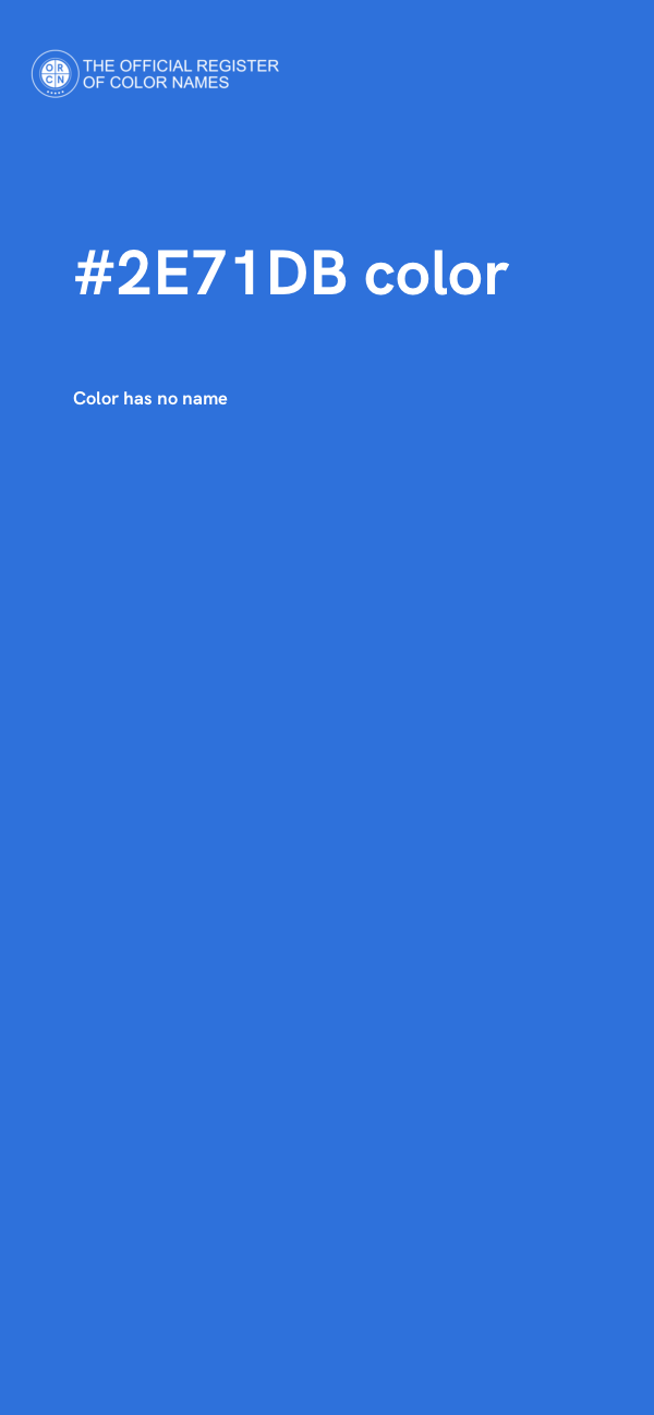 #2E71DB color image
