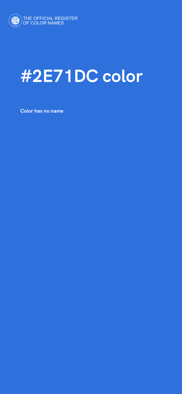 #2E71DC color image