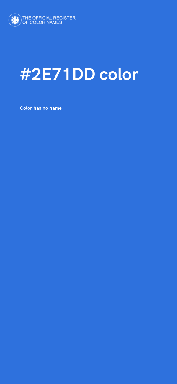 #2E71DD color image