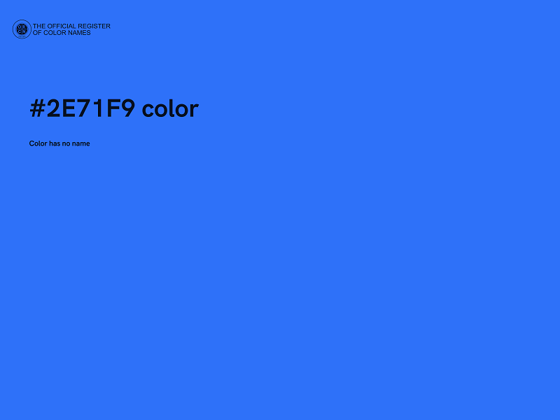 #2E71F9 color image