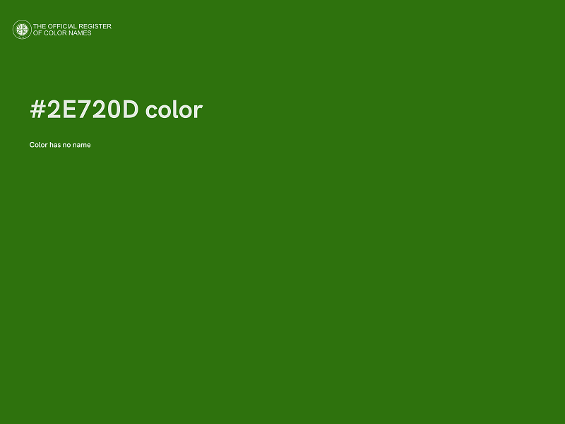 #2E720D color image