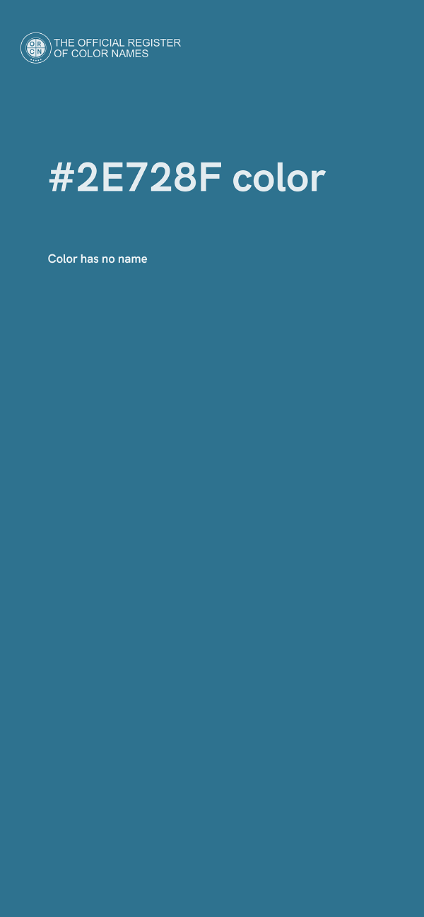 #2E728F color image