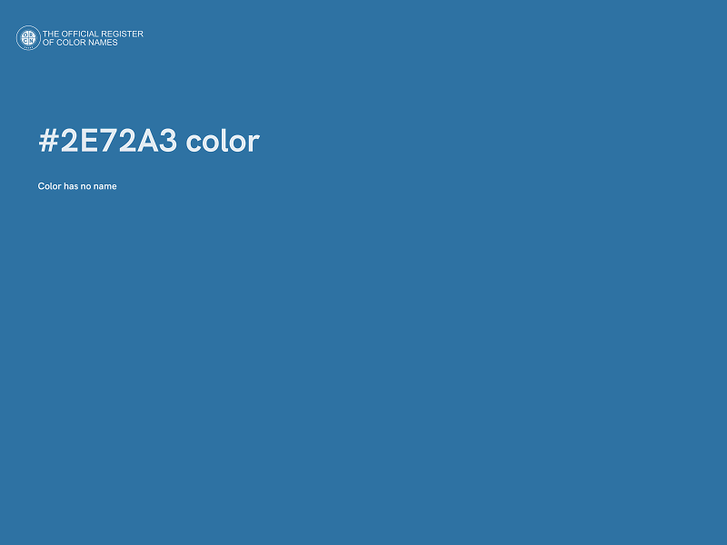 #2E72A3 color image