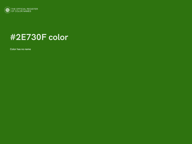 #2E730F color image