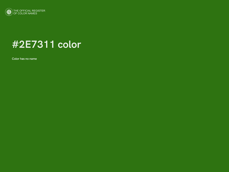 #2E7311 color image