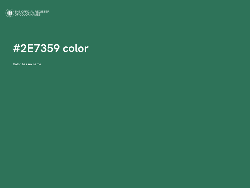 #2E7359 color image