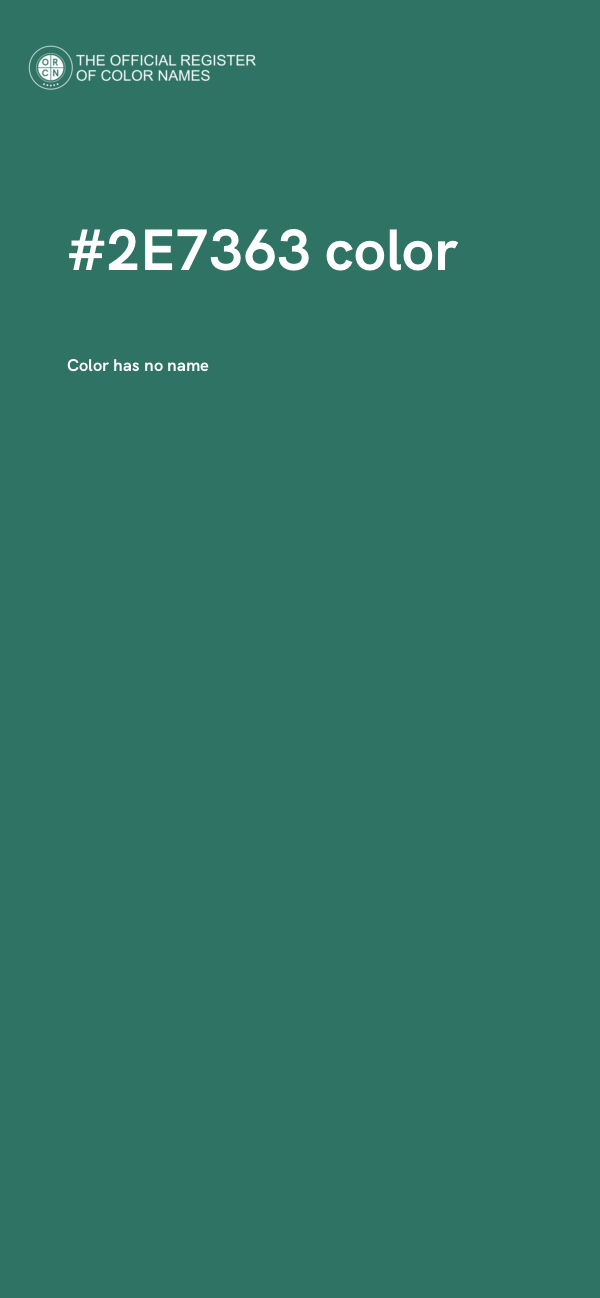 #2E7363 color image