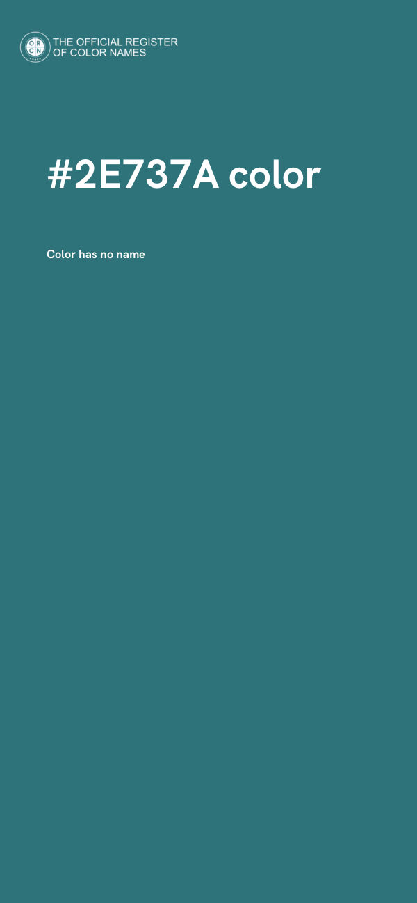 #2E737A color image