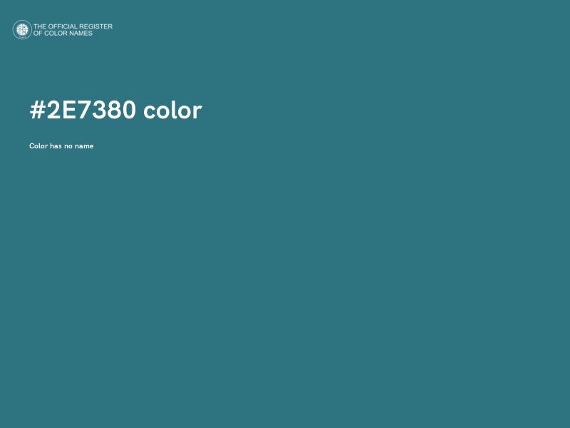 #2E7380 color image