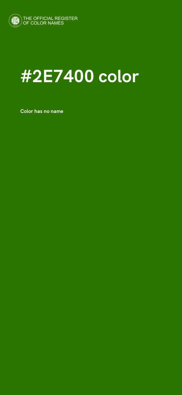 #2E7400 color image