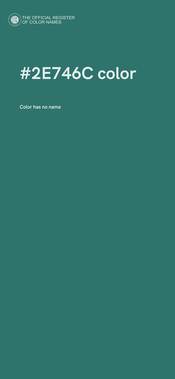 #2E746C color image
