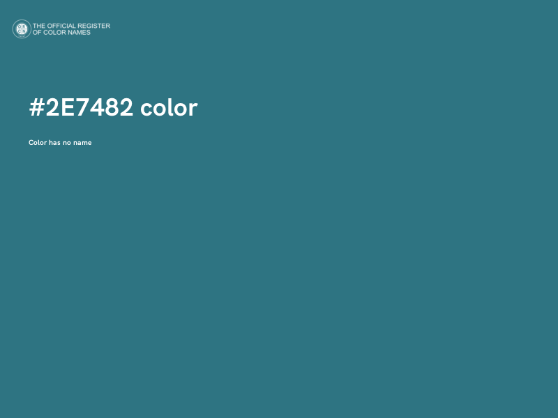 #2E7482 color image