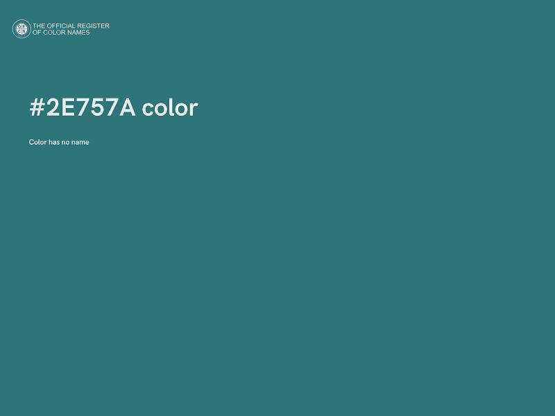 #2E757A color image