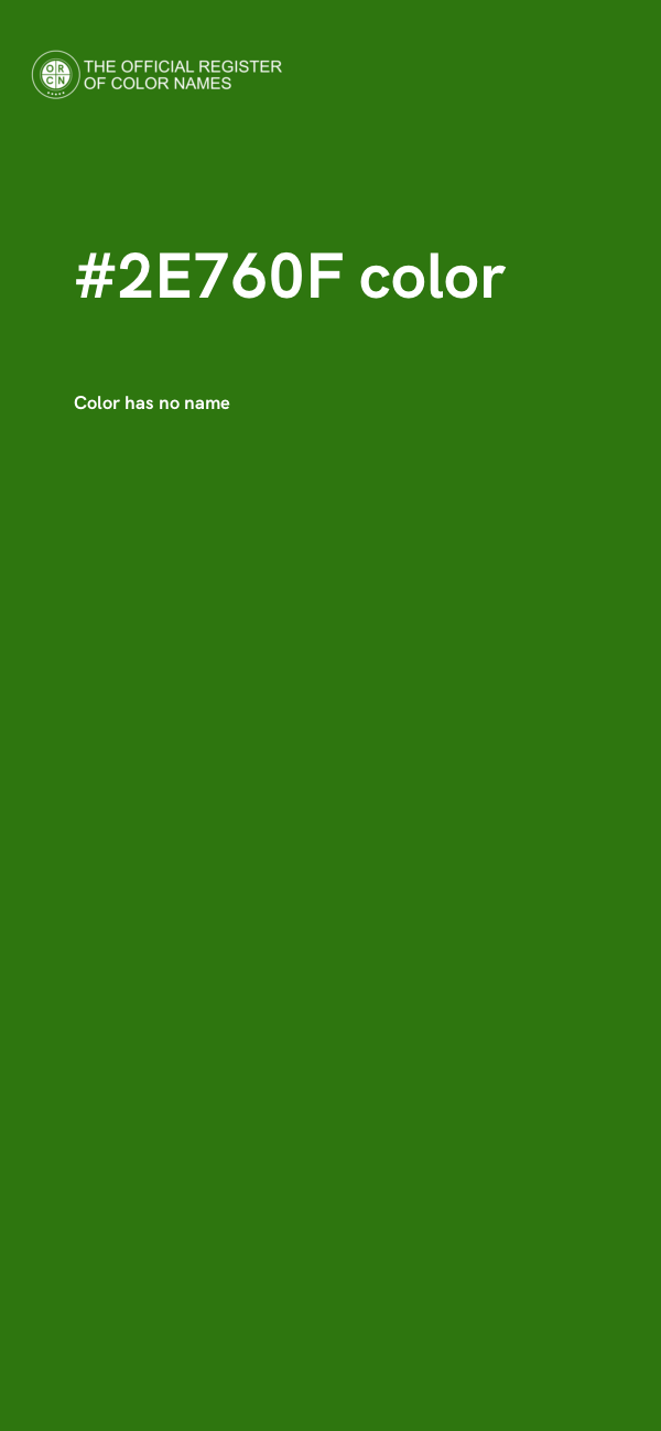 #2E760F color image