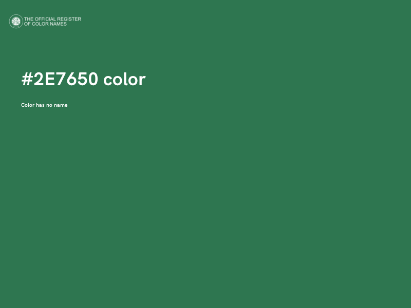 #2E7650 color image
