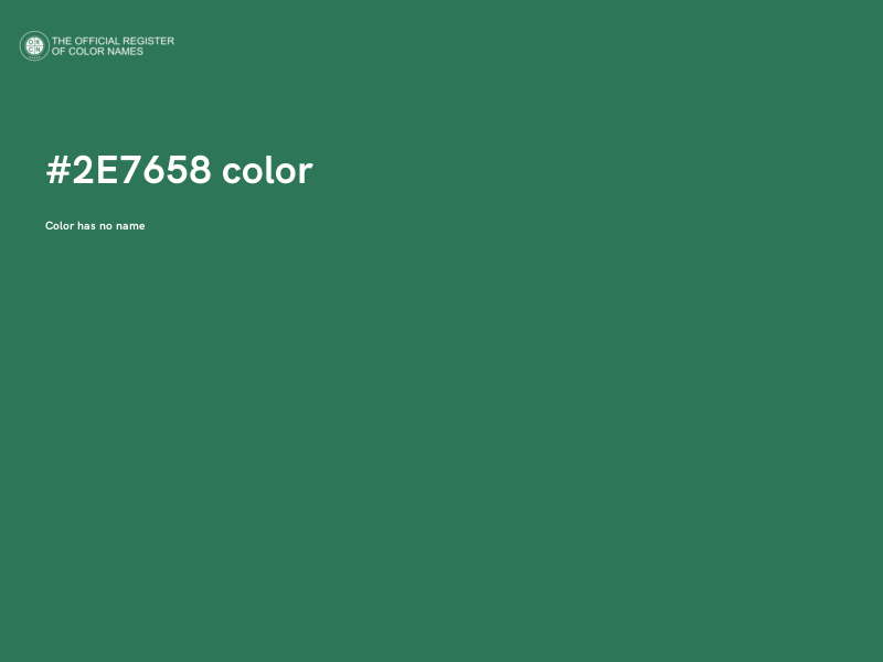 #2E7658 color image