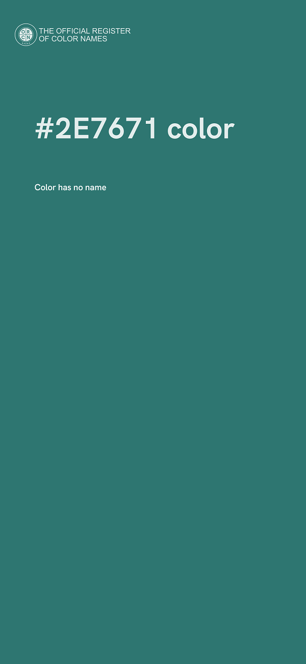#2E7671 color image